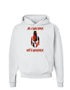 Be a Warrior Not a Worrier Hoodie Sweatshirt by TooLoud-Hoodie-TooLoud-White-Small-Davson Sales