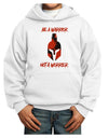 Be a Warrior Not a Worrier Youth Hoodie Pullover Sweatshirt by TooLoud-Youth Hoodie-TooLoud-White-XS-Davson Sales