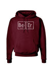 Be Er - Periodic Table of Elements Dark Hoodie Sweatshirt by TooLoud-Hoodie-TooLoud-Maroon-Small-Davson Sales