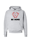 Be Mine - Bio Hazard Heart Hoodie Sweatshirt by TooLoud-Hoodie-TooLoud-AshGray-Small-Davson Sales