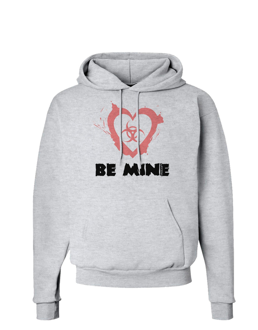 Be Mine - Bio Hazard Heart Hoodie Sweatshirt by TooLoud-Hoodie-TooLoud-White-Small-Davson Sales