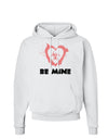 Be Mine - Bio Hazard Heart Hoodie Sweatshirt by TooLoud-Hoodie-TooLoud-White-Small-Davson Sales