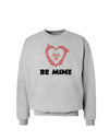 Be Mine - Bio Hazard Heart Sweatshirt by TooLoud-Sweatshirts-TooLoud-AshGray-Small-Davson Sales