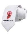 Be My Miss Steak - Romantic Printed White Necktie by TooLoud