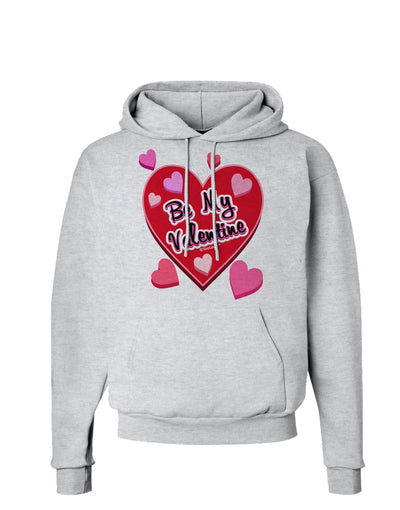 Be My Valentine Romantic Hearts Hoodie Sweatshirt-Hoodie-TooLoud-AshGray-Small-Davson Sales