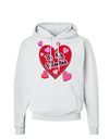 Be My Valentine Romantic Hearts Hoodie Sweatshirt-Hoodie-TooLoud-White-Small-Davson Sales