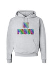 Be Proud Gay Pride - Rainbow Hearts Hoodie Sweatshirt by TooLoud-Hoodie-TooLoud-AshGray-Small-Davson Sales