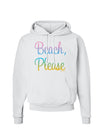 Beach Please - Summer Colors Hoodie Sweatshirt-Hoodie-TooLoud-White-Small-Davson Sales