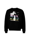 Beach Please - Summer Colors with Palm Trees Adult Dark Sweatshirt-Sweatshirts-TooLoud-Black-Small-Davson Sales