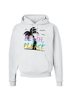 Beach Please - Summer Colors with Palm Trees Hoodie Sweatshirt-Hoodie-TooLoud-White-Small-Davson Sales