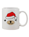 Beartholomew Santa Boy Bear Printed 11 oz Coffee Mug - A Must-Have for Drinkware Enthusiasts-11 OZ Coffee Mug-TooLoud-White-Davson Sales