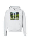 Beautiful Cliffs Colorado Hoodie Sweatshirt by-Hoodie-TooLoud-White-Small-Davson Sales