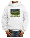 Beautiful Cliffs Colorado Youth Hoodie Pullover Sweatshirt by-Youth Hoodie-TooLoud-White-XS-Davson Sales