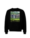 Beautiful Cliffs - Lets Hike Adult Dark Sweatshirt by-Sweatshirts-TooLoud-Black-Small-Davson Sales