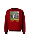 Beautiful Cliffs - Lets Hike Adult Dark Sweatshirt by-Sweatshirts-TooLoud-Deep-Red-Small-Davson Sales