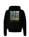 Beautiful Cliffs - Lets Hike Dark Hoodie Sweatshirt by-Hoodie-TooLoud-Black-Small-Davson Sales