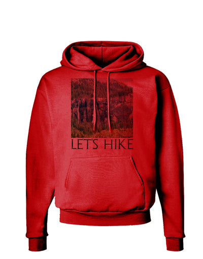 Beautiful Cliffs - Lets Hike Hoodie Sweatshirt by-Hoodie-TooLoud-Red-Small-Davson Sales