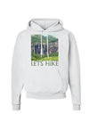 Beautiful Cliffs - Lets Hike Hoodie Sweatshirt by-Hoodie-TooLoud-White-Small-Davson Sales