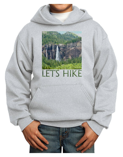 Beautiful Cliffs - Lets Hike Youth Hoodie Pullover Sweatshirt by-Youth Hoodie-TooLoud-Ash-XS-Davson Sales