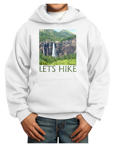 Beautiful Cliffs - Lets Hike Youth Hoodie Pullover Sweatshirt by-Youth Hoodie-TooLoud-White-XS-Davson Sales