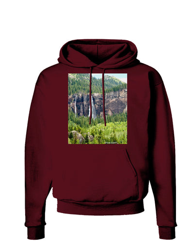 Beautiful Cliffs Nature Dark Hoodie Sweatshirt by-Hoodie-TooLoud-Maroon-Small-Davson Sales