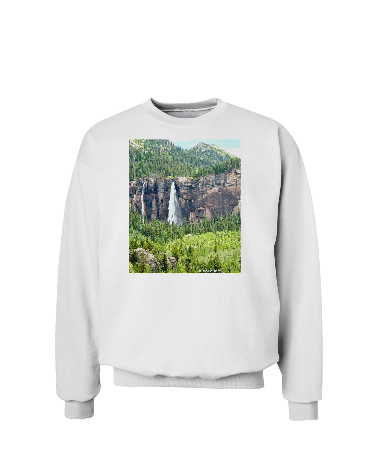 Beautiful Cliffs Nature Sweatshirt by-Sweatshirts-TooLoud-White-Small-Davson Sales