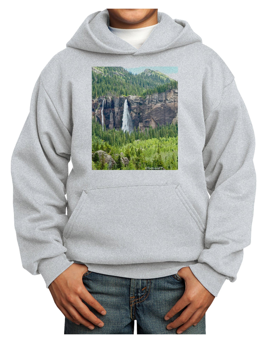 Beautiful Cliffs Nature Youth Hoodie Pullover Sweatshirt by-Youth Hoodie-TooLoud-White-XS-Davson Sales