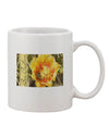 Bee Cactus 11 oz Coffee Mug with Text Print - Expertly Crafted Drinkware TooLoud-11 OZ Coffee Mug-TooLoud-White-Davson Sales