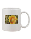 Bee Cactus Design 11 oz Coffee Mug - Perfect for Beverage Enthusiasts TooLoud-11 OZ Coffee Mug-TooLoud-White-Davson Sales