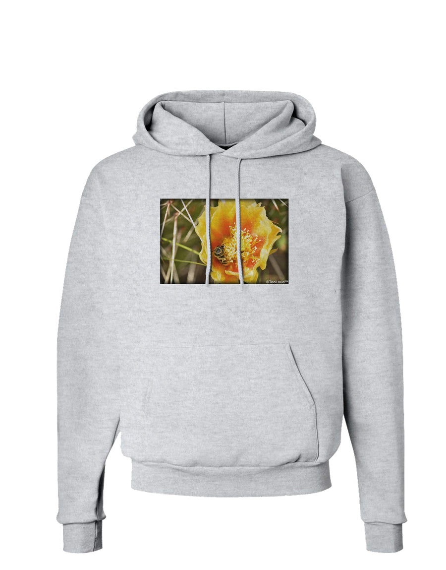 Bee Cactus Hoodie Sweatshirt-Hoodie-TooLoud-White-Small-Davson Sales