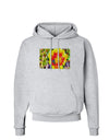 Bee Cactus Watercolor Hoodie Sweatshirt-Hoodie-TooLoud-AshGray-Small-Davson Sales