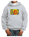 Bee Cactus Watercolor Youth Hoodie Pullover Sweatshirt-Youth Hoodie-TooLoud-Ash-XS-Davson Sales