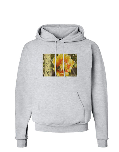 Bee Cactus with Text Hoodie Sweatshirt-Hoodie-TooLoud-AshGray-Small-Davson Sales