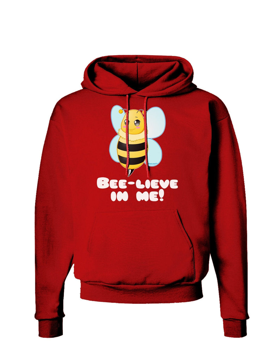 Bee-lieve In Me Dark Hoodie Sweatshirt-Hoodie-TooLoud-Red-XXX-Large-Davson Sales