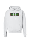 Beer 30 - Digital Clock Hoodie Sweatshirt by TooLoud-Wall Clock-TooLoud-White-Small-Davson Sales