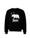 Beer Animal Adult Dark Sweatshirt-Sweatshirts-TooLoud-Black-Small-Davson Sales