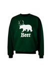 Beer Animal Adult Dark Sweatshirt-Sweatshirts-TooLoud-Deep-Forest-Green-Small-Davson Sales