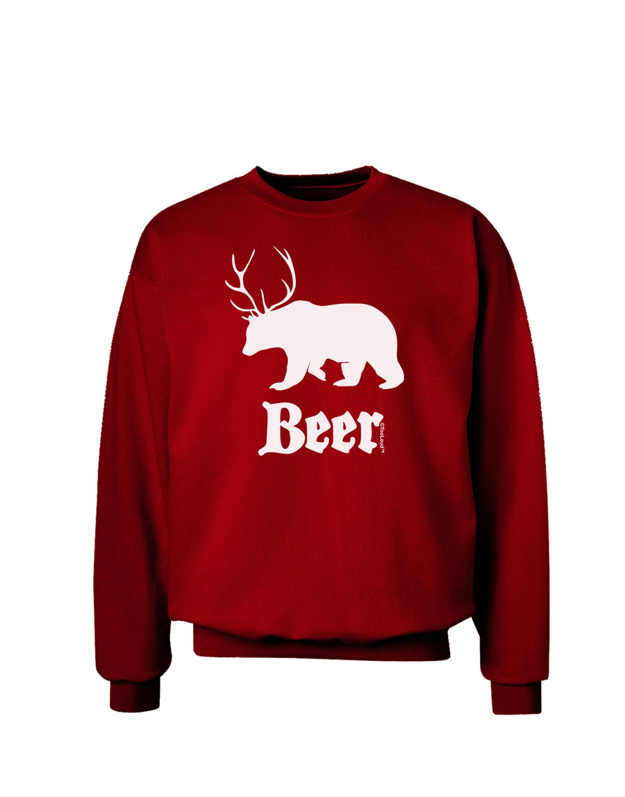 Beer Animal Adult Dark Sweatshirt-Sweatshirts-TooLoud-Black-Small-Davson Sales