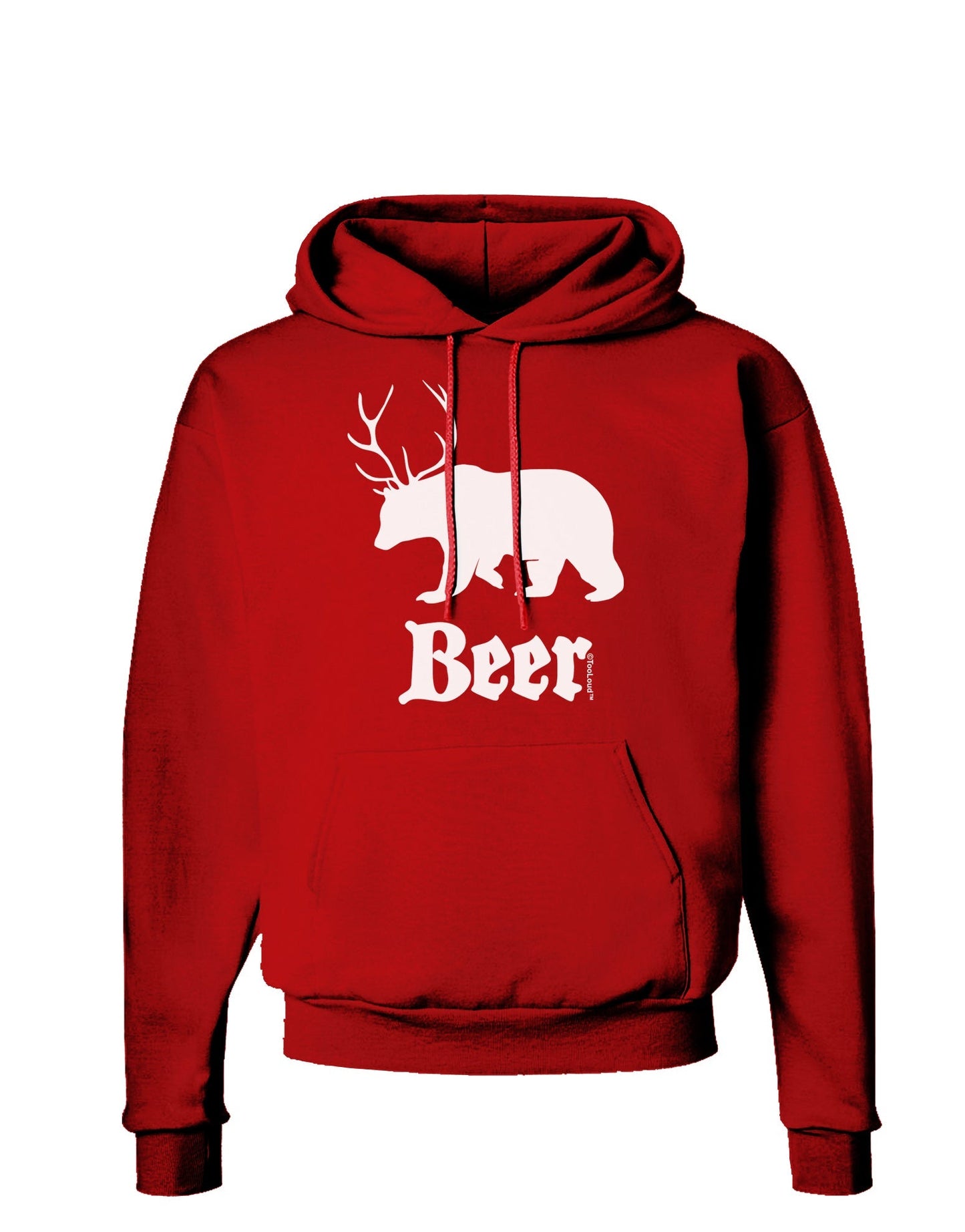 Beer Animal Dark Hoodie Sweatshirt-Hoodie-TooLoud-Red-Small-Davson Sales
