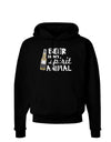 Beer Is My Spirit Animal Dark Hoodie Sweatshirt-Hoodie-TooLoud-Black-Small-Davson Sales