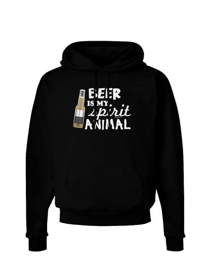 Beer Is My Spirit Animal Dark Hoodie Sweatshirt-Hoodie-TooLoud-Black-Small-Davson Sales