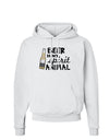 Beer Is My Spirit Animal Hoodie Sweatshirt-Hoodie-TooLoud-White-Small-Davson Sales