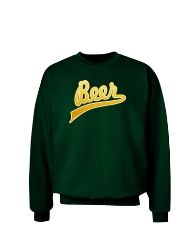 Beer Jersey Adult Dark Sweatshirt-Sweatshirts-TooLoud-Deep-Forest-Green-Small-Davson Sales