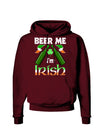 Beer Me I'm Irish Dark Hoodie Sweatshirt-Hoodie-TooLoud-Maroon-Small-Davson Sales