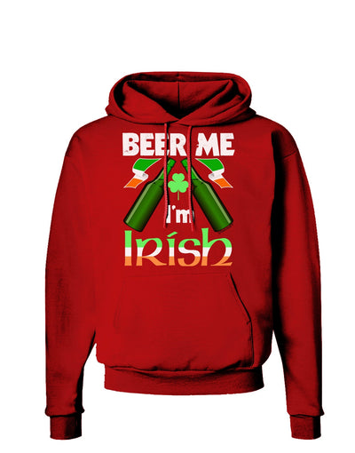 Beer Me I'm Irish Dark Hoodie Sweatshirt-Hoodie-TooLoud-Red-Small-Davson Sales