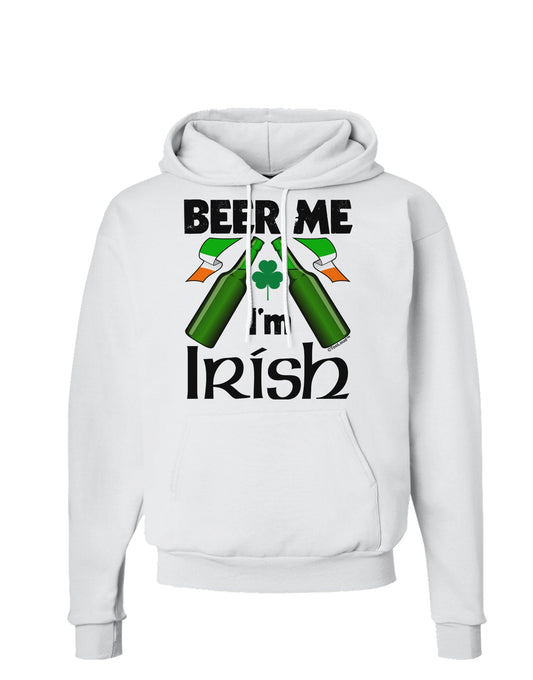 Beer Me I'm Irish Hoodie Sweatshirt-Hoodie-TooLoud-White-Small-Davson Sales