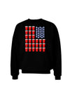 Beer Pong Flag Adult Dark Sweatshirt-Sweatshirts-TooLoud-Black-Small-Davson Sales