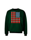 Beer Pong Flag Adult Dark Sweatshirt-Sweatshirts-TooLoud-Deep-Forest-Green-Small-Davson Sales