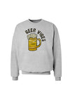 Beer Vibes Sweatshirt-Sweatshirts-TooLoud-AshGray-Small-Davson Sales