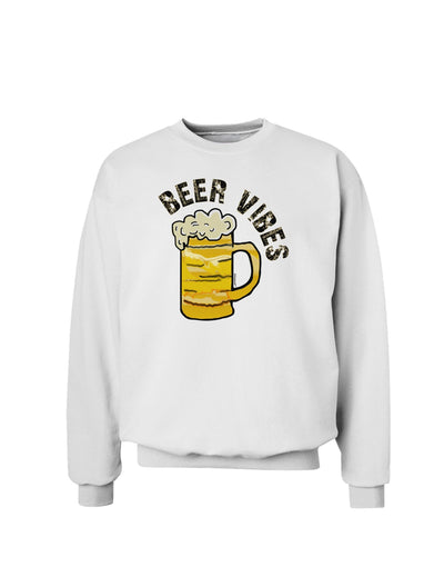 Beer Vibes Sweatshirt-Sweatshirts-TooLoud-White-Small-Davson Sales